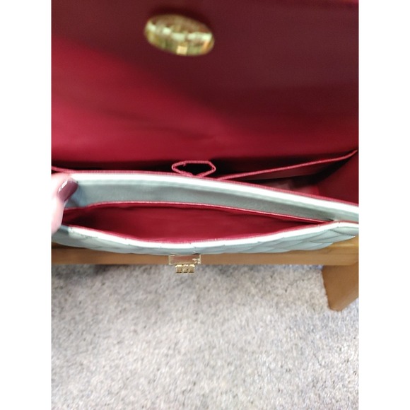 New Mint Green Chic Quilted Cross body Flap Shoulder Hand Bag Chain Strap Waffle - Picture 7 of 10